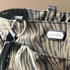 Baggallini Tote - Tan and Black Animal Print